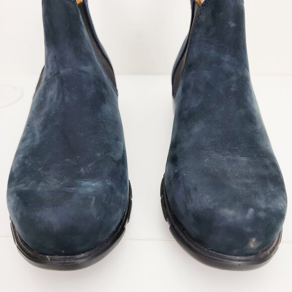 Blundstone BL1975 Ankle Chelsea Boot in Blue Nubuck 8.5 - Picture 2 of 10